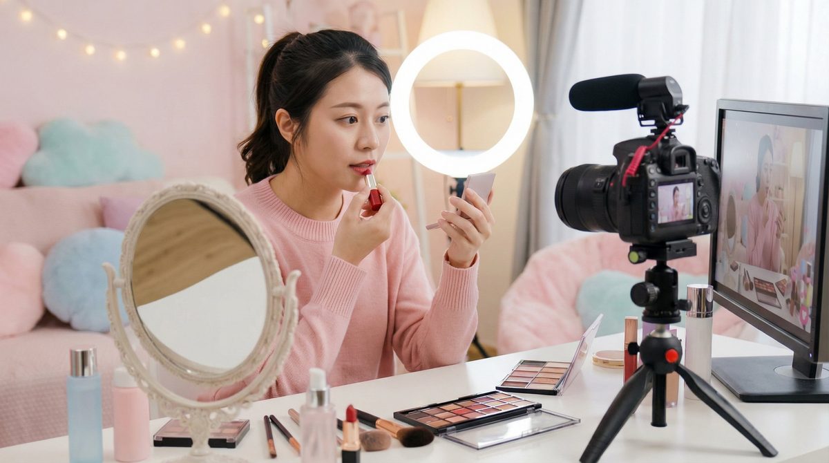 萝莉岛美妆教程视频